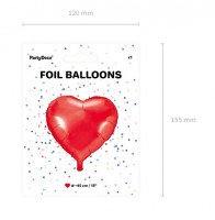 Vorschau: Herzilein Folienballon rot 45cm