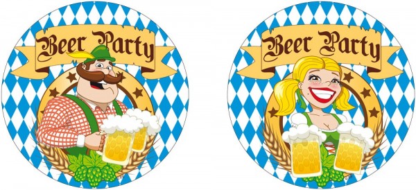 10 Bierfest Wiesn Untersetzer