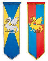 Ritterflagge Drachen 100 x 30cm