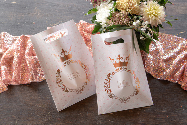 10 Princesse Geschenktüten 16,5 x 23cm