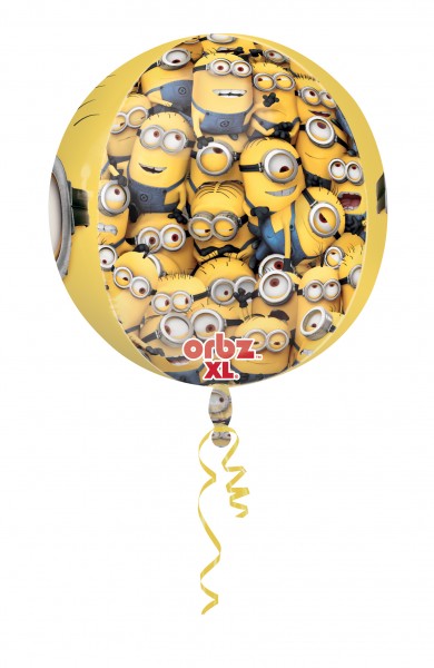 Runder Folienballon Minion Parade 2