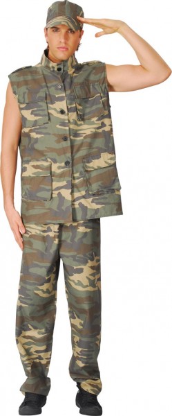 Army Soldat Adam Kostüm