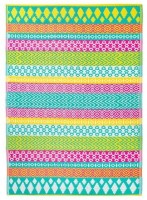 Bunter Boho Outdoor Teppich 1,8 x 1,2m