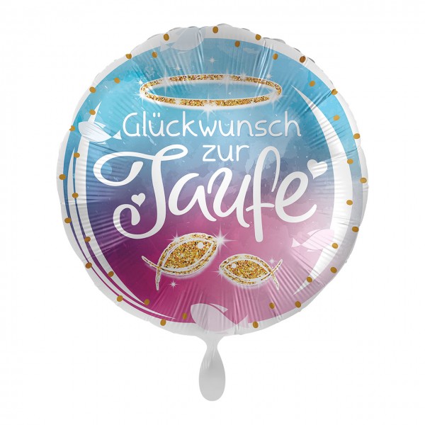 Glückwunsch zur Taufe Folienballon 43cm