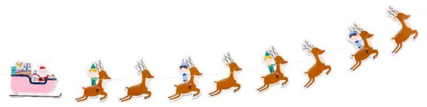 Banner Santa`s Schlitten 2m