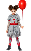Killer clown kostym för tjejer