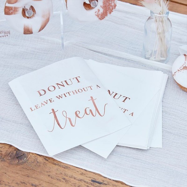 20 Country Wedding Donut Geschenktüten 2