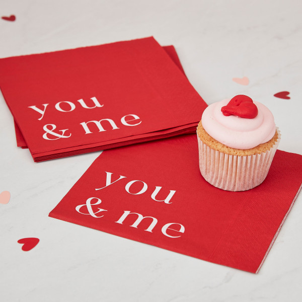 16 Always you and me Servietten 33cm 2
