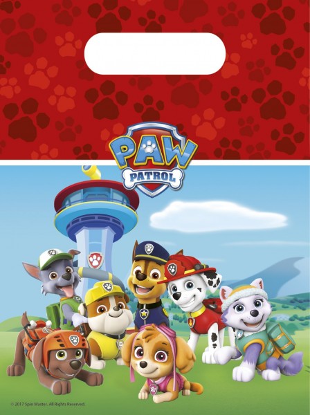 6 Paw Patrol Team Partytüten