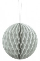 Wabenball Lumina hellgrau 10cm