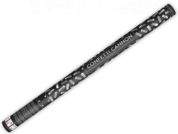Silberstreifen Konfetti Kanone 80cm