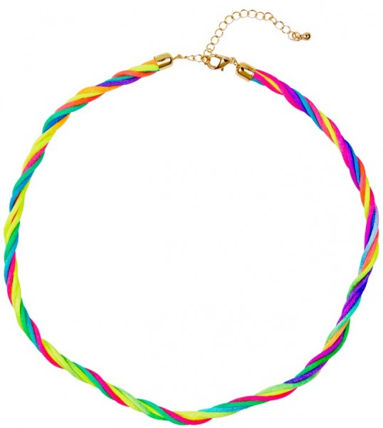 Neon Regenbogen Halskette