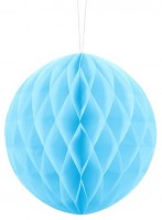 Wabenball Lumina azurblau 20cm