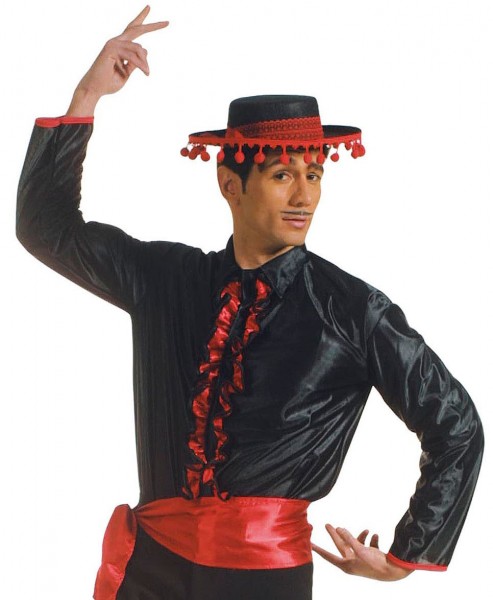 Svart sombrerohatt Miguel 3