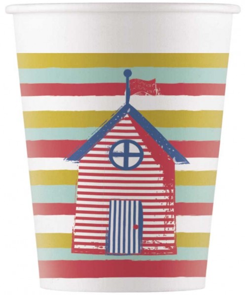 8 Happy Ice Cream Pappbecher 200ml