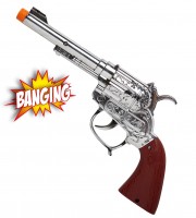 Cowboy Sheriff Pistole mit Soundeffekt