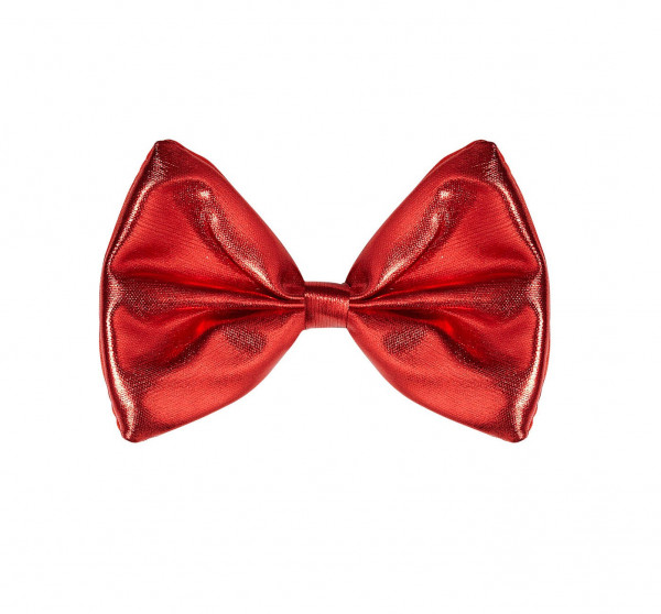 Knallige Fliege Rot Metallic