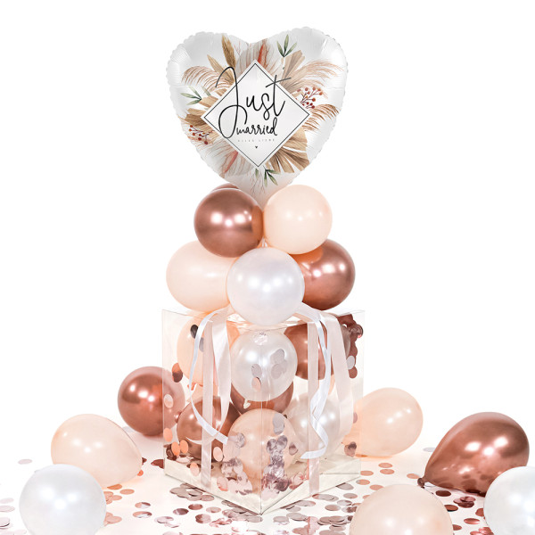 Balloha Geschenkbox DIY Natural Pampas Wedding XL