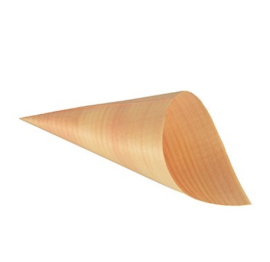 50 Holz Snack Tüten Fidelio 6,5 x 12,5cm