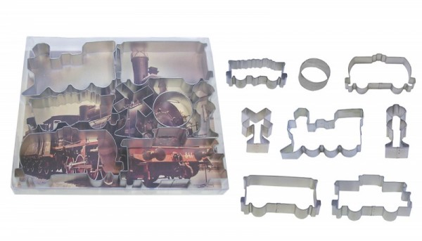 8 Lokomotive Tuff Tuff Ausstechformen