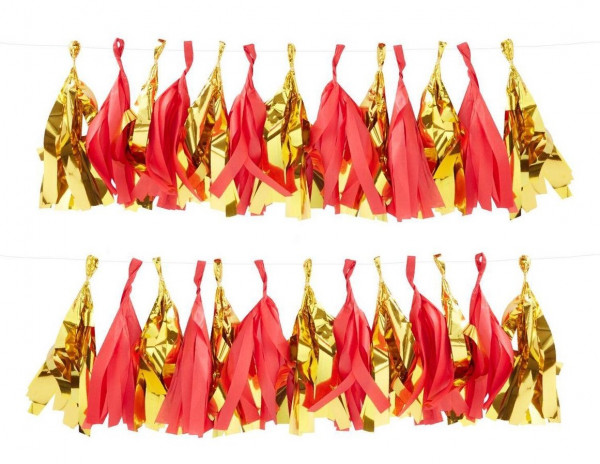 Nordic Christmas Tasselgirlande 2m