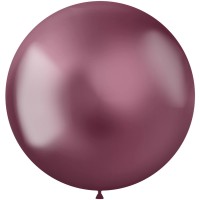5 Shiny Star XL Luftballon brombeere 48cm