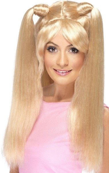 Blonde Mangastyle Damenperücke