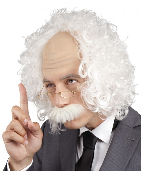 Professor Besserwisser Perücke & Bart