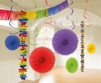 Deko-Set Larissa bunt 18-teilig