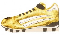 8 Goldene Fußball Servietten 40 x 21cm