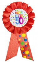Splendid 50th Birthday Button