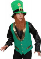 Grün goldene St Patricks Weste