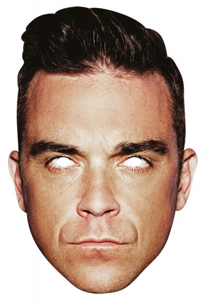 Pappmaske Robbie Williams