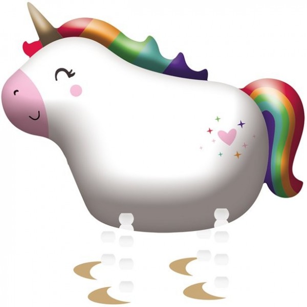 Airwalker Pummeliges Einhorn 81 x 62cm