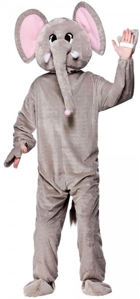 Graues Elefanten Maskottchen Kostüm
