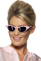 Rosa 50er Jahre Sonnenbrille Für Damen