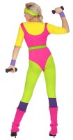 Vorschau: 80er Jahre Neon Aerobic Damenkostüm