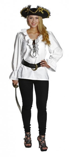 Sexy Piraten Bluse für Damen