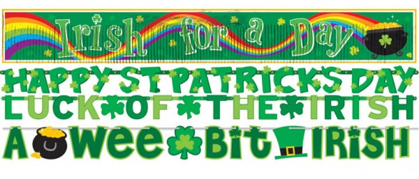 4 St Patricks Day Girlanden