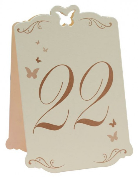 Butterfly Flutter Tischkarte 13-24