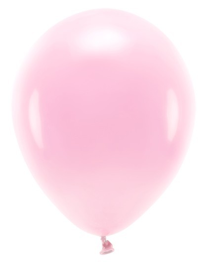 100 Eco Pastell Ballons hellrosa 26cm