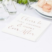 16 Märchenhochzeit Servietten 33cm
