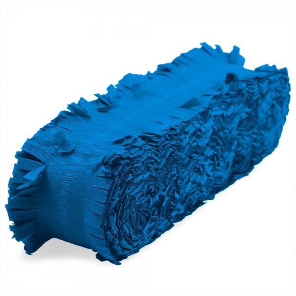 Blaue Fransengirlande 24m 2