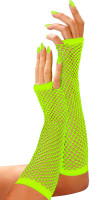Förhandsgranskning: Näthandskar fingerlösa neongröna 33cm