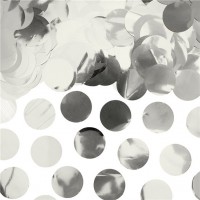 Silber Metallic Konfetti
