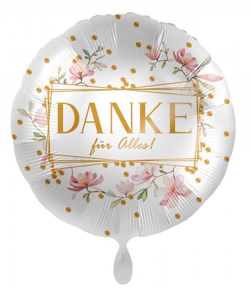 Danke für alles Folienballon 71cm