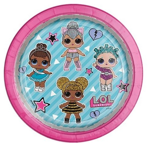 8 LOL High Fashion Pappteller 18cm