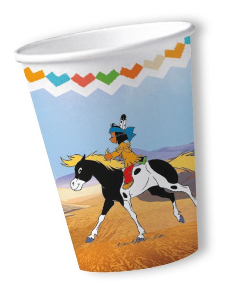 8 Yakari Party Becher 200ml