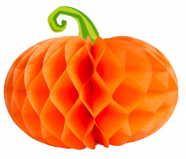 Erntedank Kürbis Wabenball 30cm