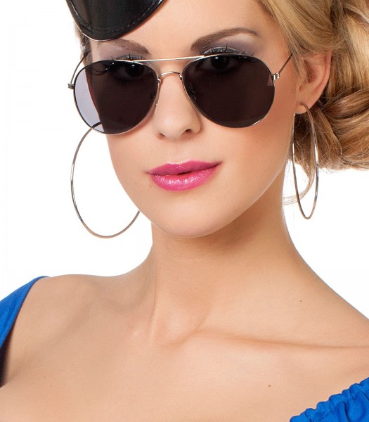 Silberne Party Ohrringe